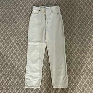 Abercrombie & Fitch The Ankle Straight Ultra High Rise